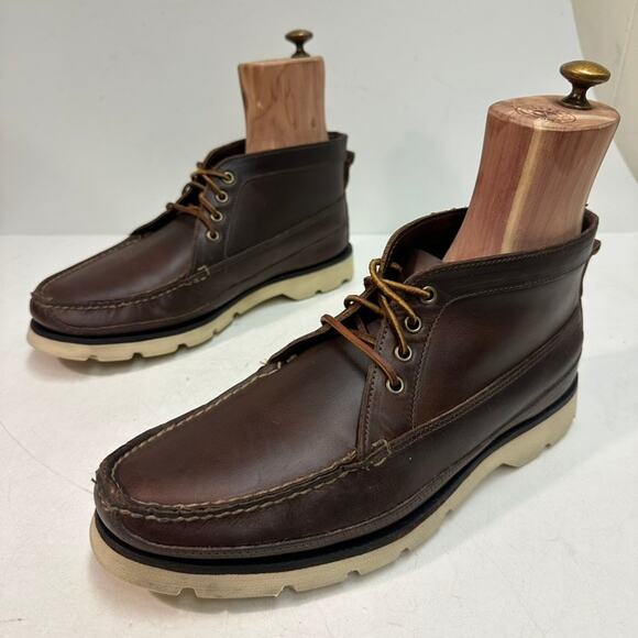 VGUC Rancourt & Co. x Sperry Ranger Boot Chukka Horween Brown USA 11.5 D - Picture 5 of 11
